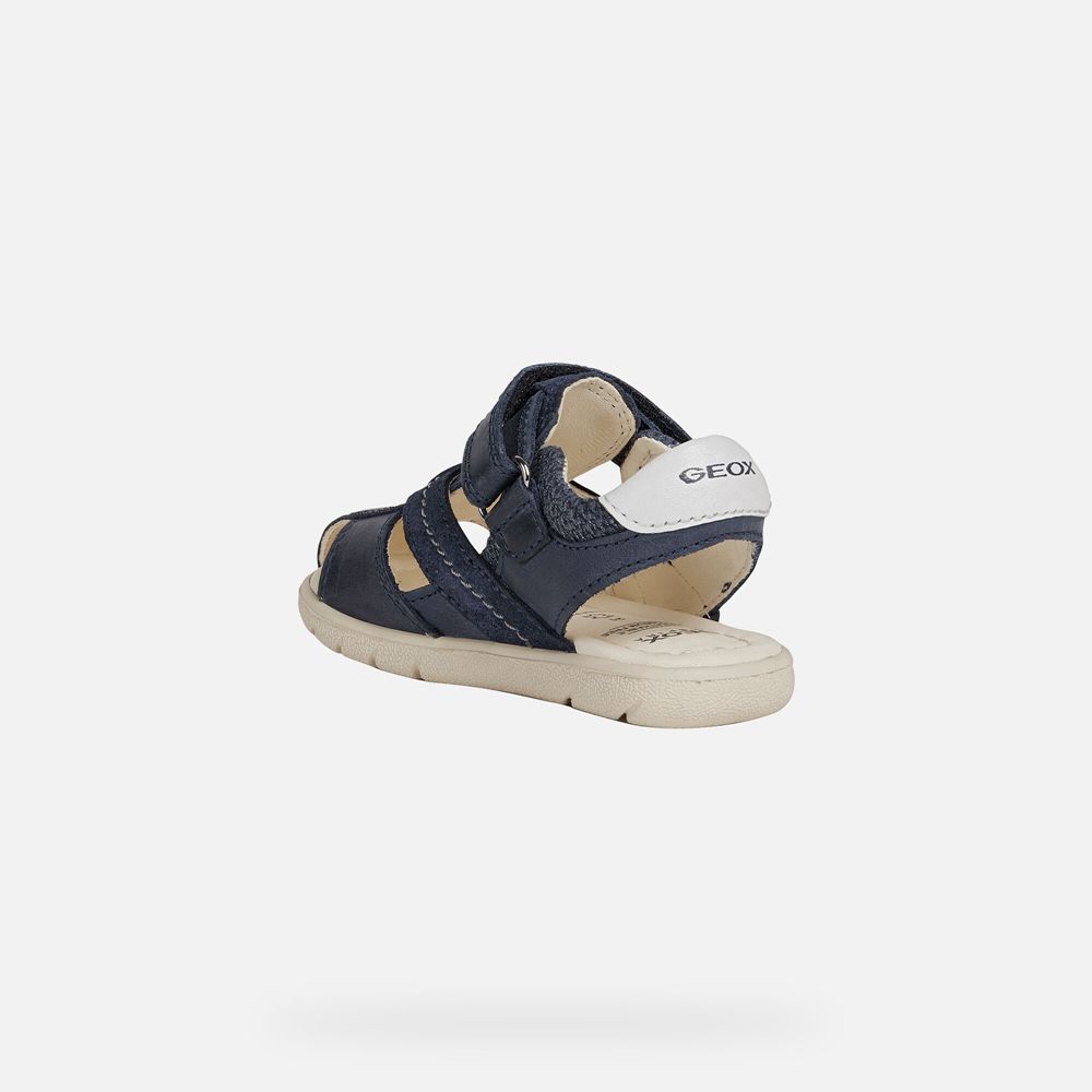 Sandalias Geox Bebe Azul Marinho - Alul Boy - CKMTU1759